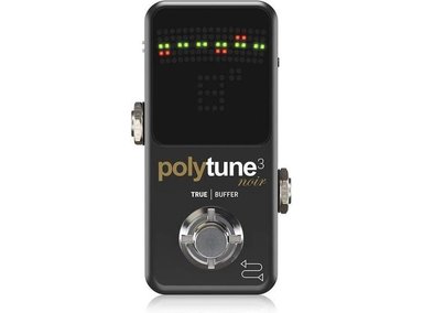 AFINADOR TC ELECTRONIC POLYTUNE 3 NOIR TINY POLIFÓNICO CON MODOS DE AFINACIÓN Y BÚFER BONAFIDE