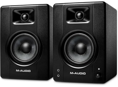 ACCESORIO AUDIO M-AUDIO BX4 PAIR MONITORES DE ESTUDIO DE 4.5' PARA GRABAR Y MULTIMEDIA SOFTWARE DE PRODUCCIÓN MUSICAL INCLUIDO.