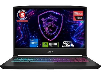 LAPTOP MSI KATANA15132000 JUEGOS KATANA 15 15.6' 165HZ QHD INTEL CORE I7 NVIDIA RTX 4070 16GB RAM 1TB SSD WIN 11