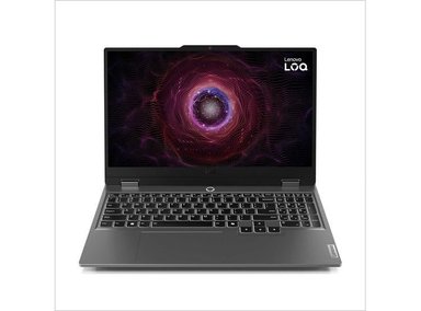 LAPTOP LENOVO LOQ 15AHP9 - GAMING  NVIDIA RTX 4050  RYZEN 7  16 GB RAM  512 GB SSD  15.6'  WIN 11  GRIS