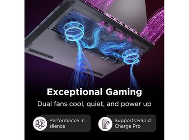 LAPTOP LENOVO LOQ 15AHP9 - GAMING  NVIDIA RTX 4050  RYZEN 7  16 GB RAM  512 GB SSD  15.6'  WIN 11  GRIS - 2