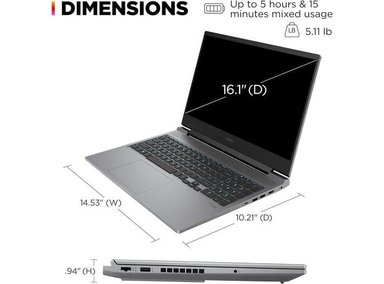LAPTOP HP A2TD1UA#ABA OMEN 16' FHD 144HZ INTEL I7-14700HX 16GB RAM 512GB SSD RTX 4060 WIN 11 - 4