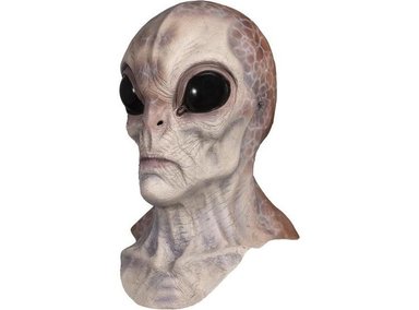 MÁSCARA UNALUKA MULTICOLOR ALIENÍGENA ADULTO DISFRAZ REALISTA CABEZA COSPLAY ESPELUZNANTE