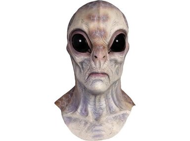 MÁSCARA UNALUKA MULTICOLOR ALIENÍGENA ADULTO DISFRAZ REALISTA CABEZA COSPLAY ESPELUZNANTE - 5