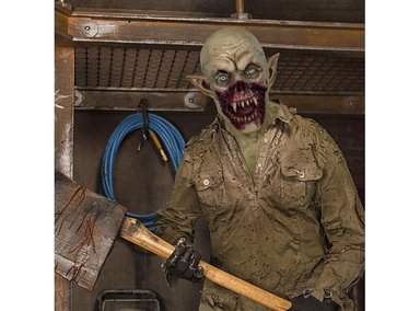 MÁSCARA DE VAMPIRO MOLEZU - MONSTRUO DE DRÁCULA, HALLOWEEN