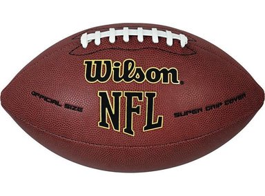 BALÓN FÚTBOL WILSON AMERICANO COMPUESTO SUPER GRIP LA NFL JUNIOR NEGRO DORADO