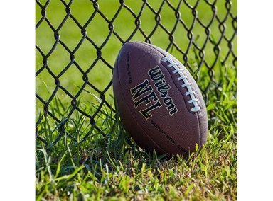 BALÓN FÚTBOL WILSON AMERICANO COMPUESTO SUPER GRIP LA NFL JUNIOR NEGRO DORADO - 2