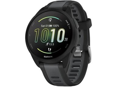 SMARTWATCH GARMIN VIDRIO NEGRO FORERUNNER 165 RELOJ INTELIGENTE GPS + CELULAR