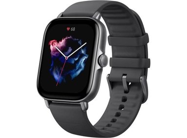 SMARTWATCH AMAZFIT VIDRIO NEGRO GTS 3 SE 1.75' GPS + CELULAR