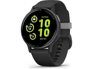 SMARTWATCH GARMIN NEGRO VÍVOACTIVE 5 GPS SALUD Y FITNESS PANTALLA AMOLED HASTA 11 DÍAS BATERÍA