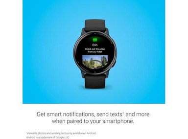 SMARTWATCH GARMIN NEGRO VÍVOACTIVE 5 GPS SALUD Y FITNESS PANTALLA AMOLED HASTA 11 DÍAS BATERÍA - 2