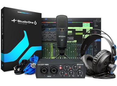PRESONUS AUDIOBOX 96 ANIVERSARIO CON PAQUETE DE GRABACIÓN EN ESTUDIO Y SOFTWARE DAW INCLUIDO