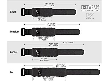 SILENCIADOR GRUV GEAR FRETWRAPS ROJO FUEGO, TALLA L, PARA GUITARRAS Y BAJOS, ELIMINA RUIDO. - 2