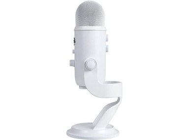 LOGITECH BLUE YETI - MICRÓFONO USB IDEAL PARA VIDEOJUEGOS, STREAMING Y PÓDCASTS, BLANCO (WHITEOUT) - 2