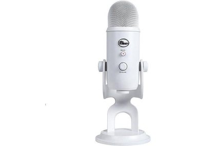 LOGITECH BLUE YETI - MICRÓFONO USB IDEAL PARA VIDEOJUEGOS, STREAMING Y PÓDCASTS, BLANCO (WHITEOUT) - 3