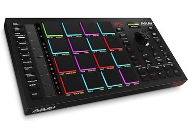 CONTROLADOR MIDI AKAI PROFESSIONAL MPC CON 16 ALMOHADILLAS RGB, TIRA TÁCTIL Y SOFTWARE MPC 2