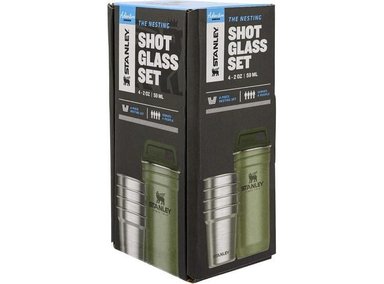 PORTAVASOS STANLEY VERDE BOTELLA THE NESTING JUEGO VASOS CHUPITO ACERO INOXIDABLE PORTATILES RESISTENTES 4 - 2
