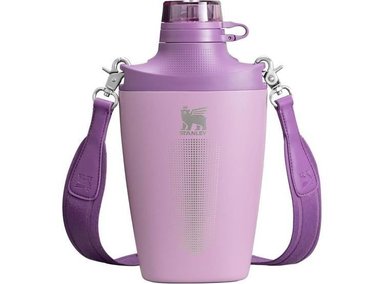 BOTELLA STANLEY 680ML CROSS CORREA JACQUARD TAPA TRITAN ACERO RECICLADO AISLAMIENTO DOBLE PARED