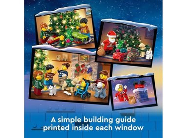 CALENDARIO DE ADVIENTO LEGO CITY 2024 CON 24 SORPRESAS Y FIGURAS DE NAVIDAD PARA NIÑOS DESDE 5 AÑOS. - 5