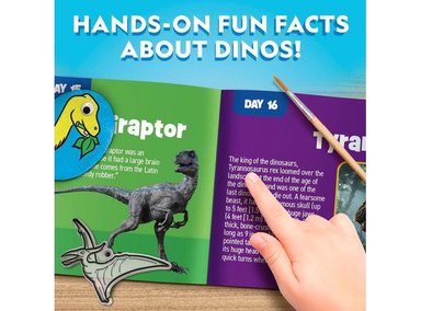 CALENDARIO DE ADVIENTO UNALUKA DINOSAURIOS 2024 AÑADE 24 ACTIVIDADES DE DINOSAURIOS Y FIGURAS A TU COLECCIÓN - 5
