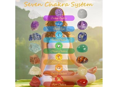 CALENDARIO DE ADVIENTO UNALUKA CON PIEDRAS Y GUÍA PARA CHAKRAS INCLUYE COLLARES Y BOLSA DE ALMACENAMIENTO - 3