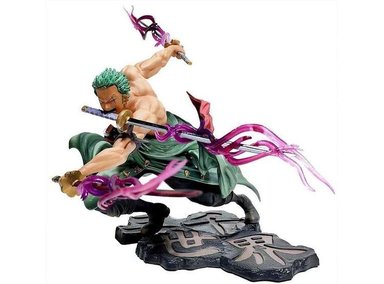 FIGURA DE ACCIÓN ZORO, RORONOA ZORO THREE THOUSAND WORLD, ESTATUA DE ANIME PARA COLECCIONISTAS Y FANS