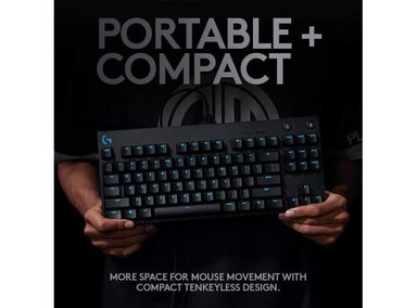 TECLADO LOGITECH G PRO GAMERS, DISEÑO PORTÁTIL RGB, MICRO USB Y 16.8M COLORES LIGHTSYNC - 4