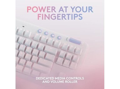 TECLADO LOGITECH G MECÁNICO 713 RGB LIGHTSYNC CON INTERRUPTORES GX MARRÓN Y REPOSAMANOS, PC Y MAC - 5