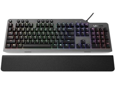 TECLADO LENOVO MECÁNICO K500 RGB CON 16.8 MILLONES COLORES, 3 ZONAS, TECLAS ROJAS Y PROGRAMABLES - 4