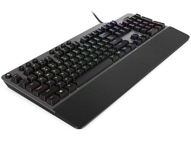 TECLADO LENOVO MECÁNICO K500 RGB CON 16.8 MILLONES COLORES, 3 ZONAS, TECLAS ROJAS Y PROGRAMABLES - 6