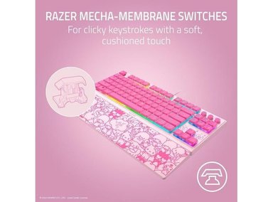 RAZER RAZER ORNATA V3 TKL TECLAS PERFIL BAJO, SWITCHES MECHA-MEMBRANA, RGB, EDICIÓN HELLO KITTY - 2