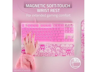 RAZER RAZER ORNATA V3 TKL TECLAS PERFIL BAJO, SWITCHES MECHA-MEMBRANA, RGB, EDICIÓN HELLO KITTY - 5