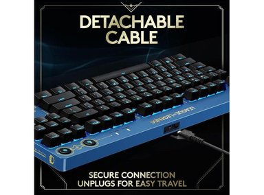 TECLADO LOGITECH G MECÁNICO PRO JUEGOS , DISEÑO PORTÁTIL, TECLAS RGB LIGHTSYNC, EDICIÓN LEAGUE OF LEGENDS - 4