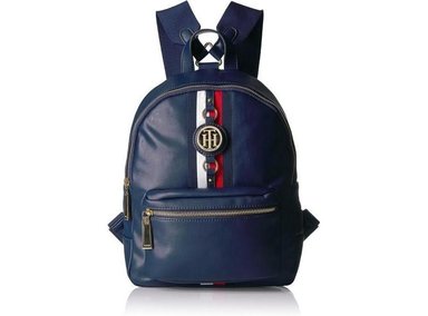 MOCHILA TOMMY HILFIGER 6938881-423 AZUL MILITAR ELEGANTE Y VERSÁTIL LLEVAR TODOS TUS ESENCIALES CON ESTILO