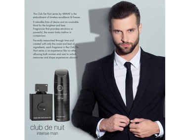 SET FRAGANCIA ARMAF CLUB NUIT INTENSE BODY SPRAY HOMBRE EDT - 4