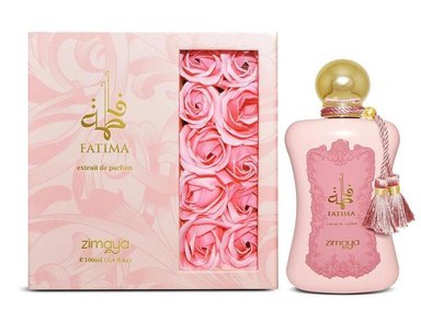 PERFUME AFNAN FATIMA PINK EXTRAIT MUJER 100 ML ESENCIA RUIBARBO LICHI BERGAMOTA