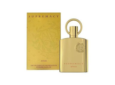 PERFUME AFNAN SUPREMACY GOLD UNISEX EDP FRAGANCIA NOTAS NUEZ MOSCADA IRIS VAINILLA