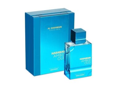 PERFUME AL HARAMAIN AMBER OUD AQUA DUBAI EDITION EXTRAIT PARFUM UNISEX FRESCURA ACUÁTICA CÍTRICO
