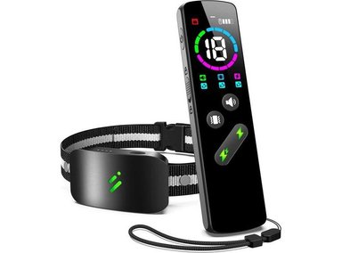 COLLAR DE ENTRENAMIENTO PARA PERROS CON CONTROL REMOTO, PITIDO, VIBRACIÓN, MODOS DE ENTRENAMIENTO E IMPERMEABLE