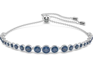 PULSERA SWAROVSKI 5663394 TENIS EMILY CON CRISTALES TRANSPARENTES AZULES Y ROSADOS UN TOQUE ELEGANTE