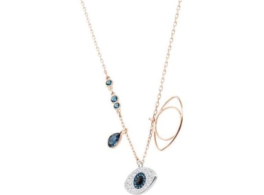 SET ELEMENTS SWAROVSKI 5172560 COLECCIÓN JOYERÍA CON COLLARES ARETES Y PULSERAS DISEÑO MAL OJO - 2