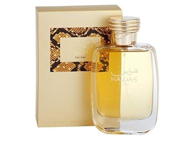 PERFUME RASASI HAWAS MUJER EDP FRAGANCIA FLORAL NOTAS GRANADA PRALINÉ SPRAY