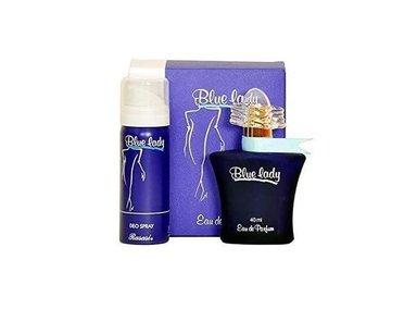 SET 2 PERFUME RASASI BLUE MUJER EDP + SPRAY DESODORANTE - 2