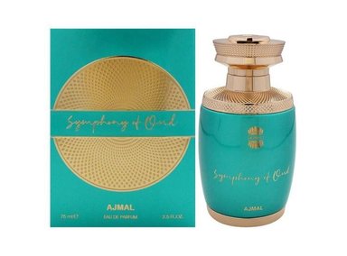 PERFUME AJMAL SYMPHONY OF OUD UNISEX EDP FRAGANCIA NOTAS LAVANDA IRIS VETIVER ELEGANTE