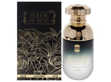 PERFUME AJMAL FLEUR REVE UNISEX EDP NOTAS MUGUET LITCHI MANDARINA PEONÍA LIRIO