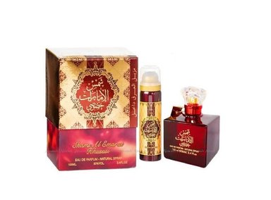 SET PERFUME ARD AL ZAAFARAN AL EMARAT KHUSUSI DEO SPR UNISEX EDP FRAGANCIA LARGA DURACIÓN