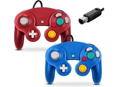 CONTROLADOR CLÁSICO UNALUKA GAMECUBE CON CABLE COMPATIBLE CON NINTENDO WII SWITCH TECNOLOGÍA USB - 1