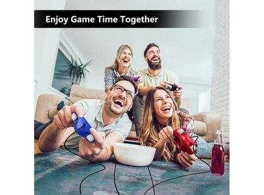 CONTROLADOR CLÁSICO UNALUKA GAMECUBE CON CABLE COMPATIBLE CON NINTENDO WII SWITCH TECNOLOGÍA USB - 5