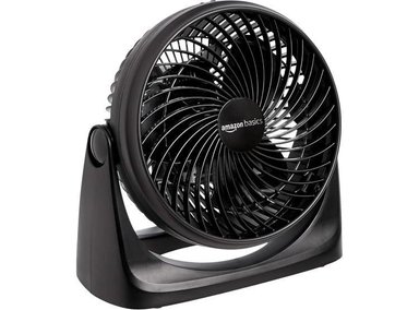 VENTILADOR DE MESA AMAZON BASICS FANMK01 NEGRO COMPACTO INCLINACION AJUSTABLE 3 VELOCIDADES IDEAL S ESCRITORIOS