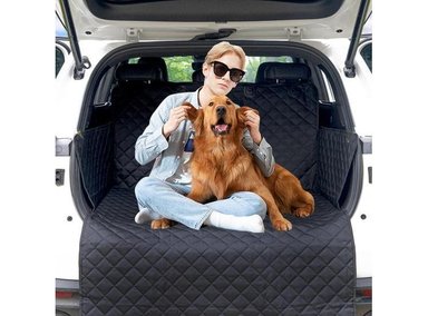 FUNDA UNALUKA IMPERMEABLE ASIENTO AUTO CON PROTECTOR SOLAPA ADAPTABLE A SUV SEDANES Y FURGONETAS